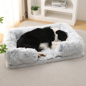 Cozy Comfort for Your Furry Friend: The Plush Round Winter Pet Sleeping Bed