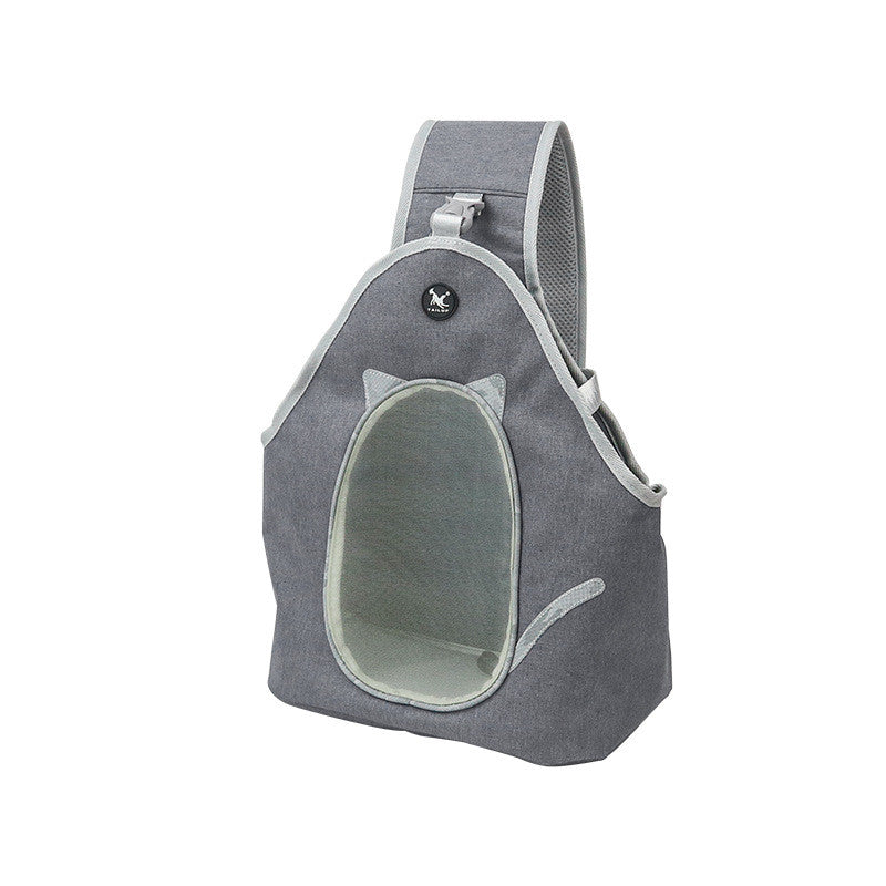 Why You Need the Portable Folding Leather Pet Chest Backpack Shoulder Bag