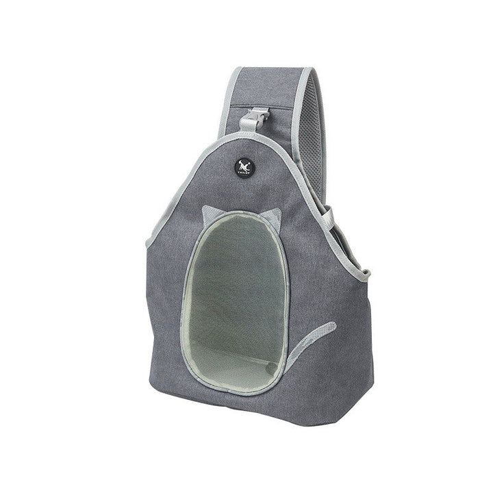 Why You Need the Portable Folding Leather Pet Chest Backpack Shoulder Bag
