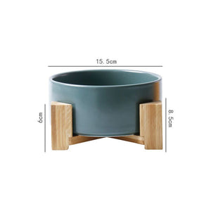Elevate Your Pet's Dining Experience with Our Large Capacity High Stand Ceramic Pet Bowl