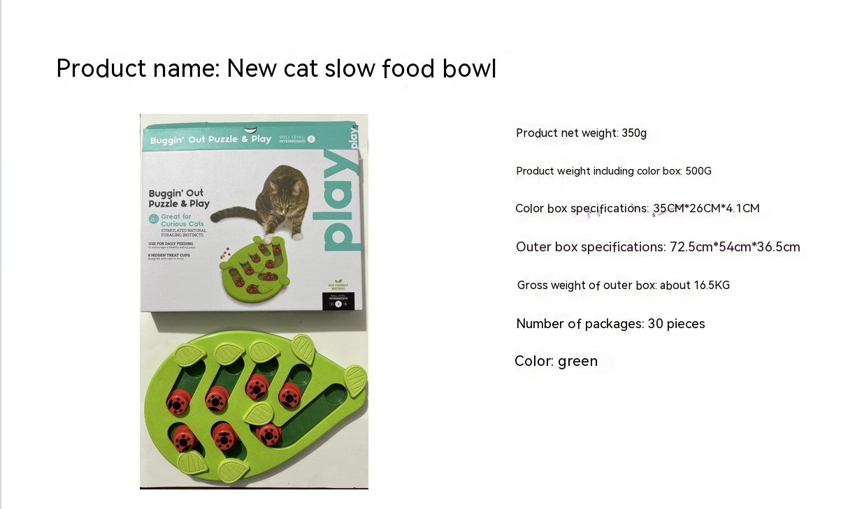 Christmas Slow Feeding Pet Bowl Festive Anti Choking Design