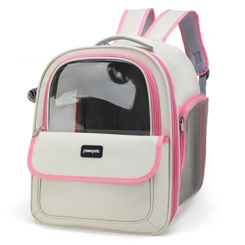 Portable Breathable Pet Shoulder Bag For Outdoor Travel