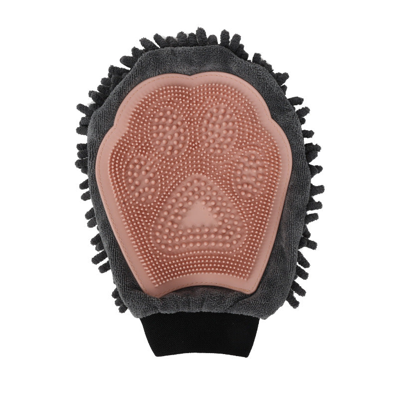 2 In 1 Pet Bathing Brush Grooming Glove Cleaning Massage Tool
