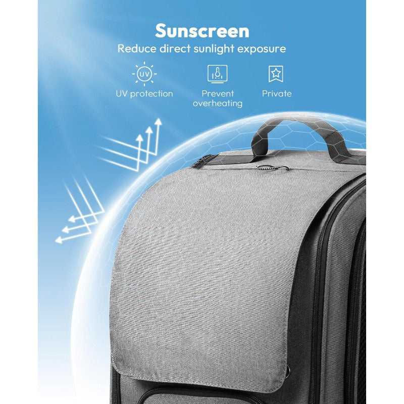 Portable Aviation Style Pet Fashion Backpack Travel Bag