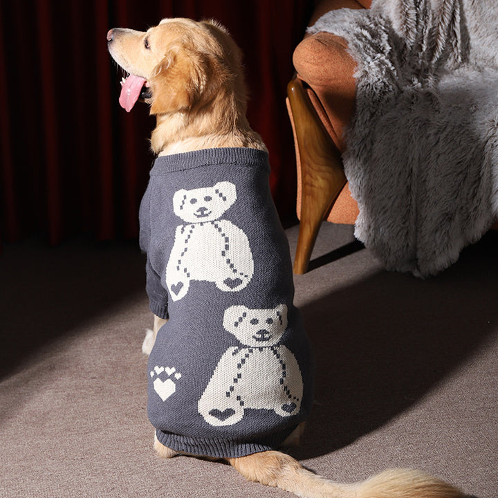 Winter Warm Thick Pet Sweater Large Breed Clothing