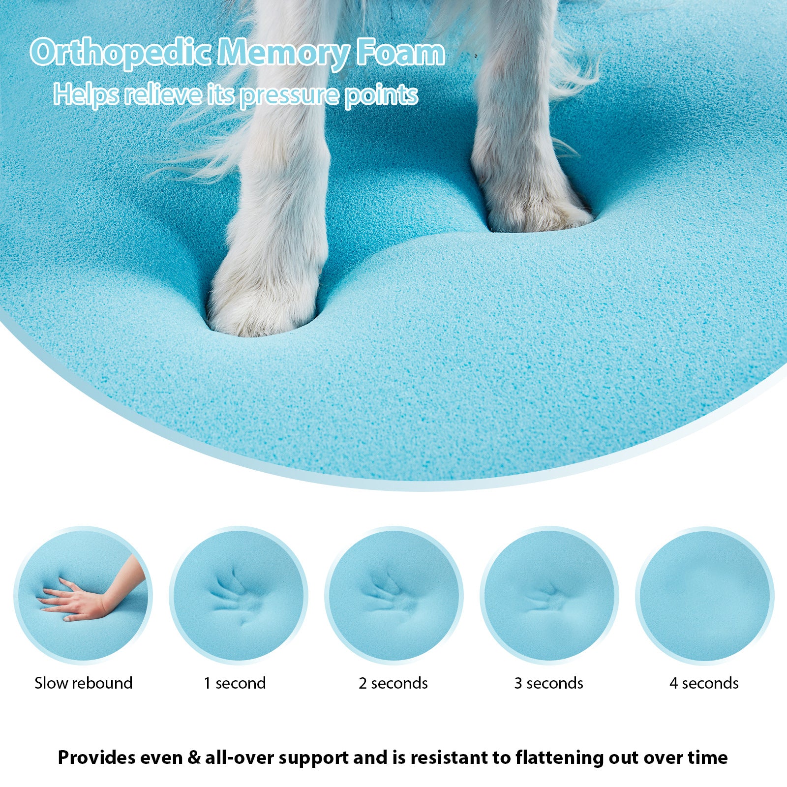 Detachable Memory Foam Four Seasons Universal Pet Sleeping Bed