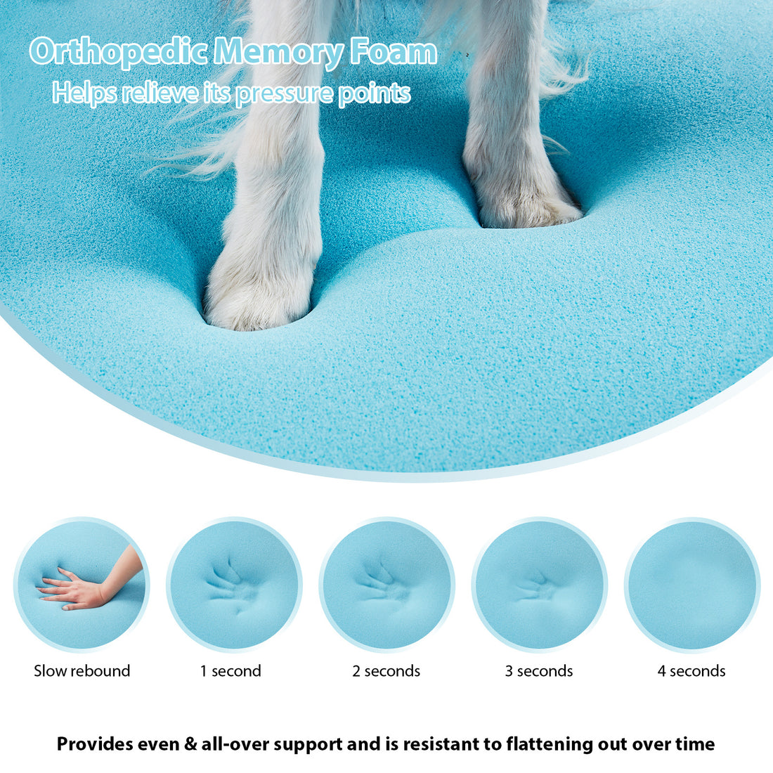 Detachable Memory Foam Four Seasons Universal Pet Sleeping Bed