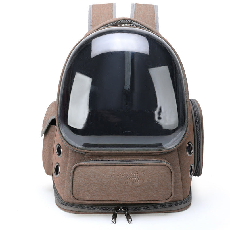 Transparent Space Capsule Pet Backpack Diaper Travel Bag