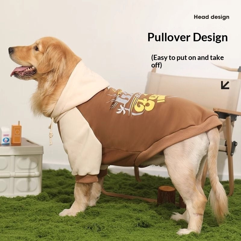 Large Breed Pet Sweater For Border Collie Style Wear