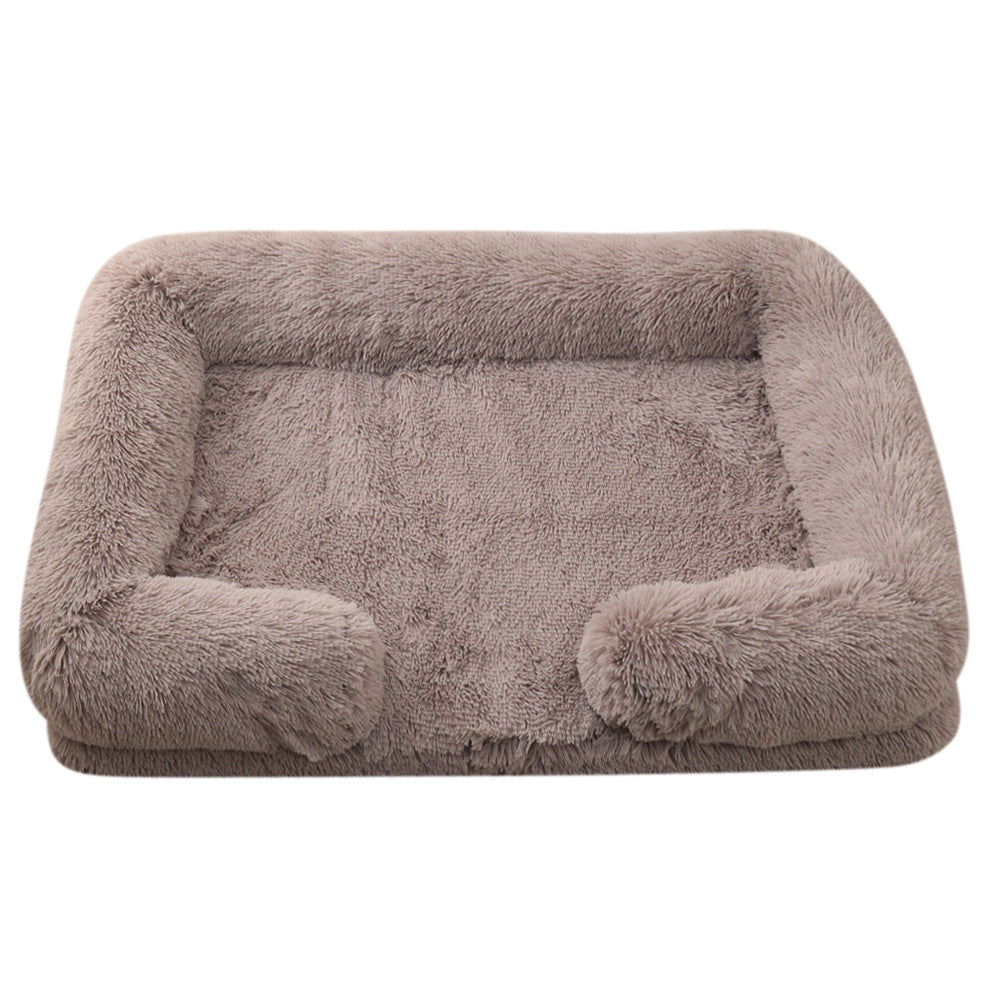 Plush Round Winter Pet Sleeping Bed