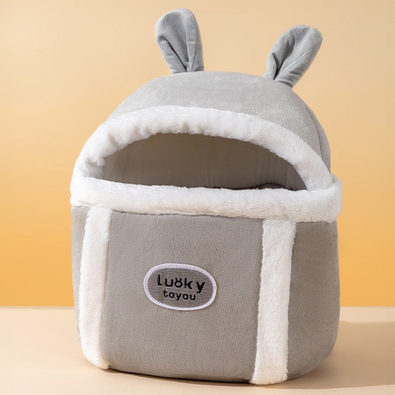 Animal Shaped Portable Pet Backpack Diaper Bag Shoulder Carrier