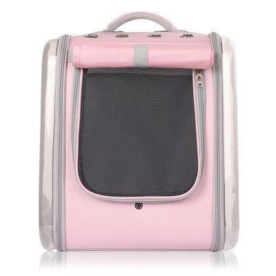 Portable Pet Backpack For Outdoor Travel Carrier