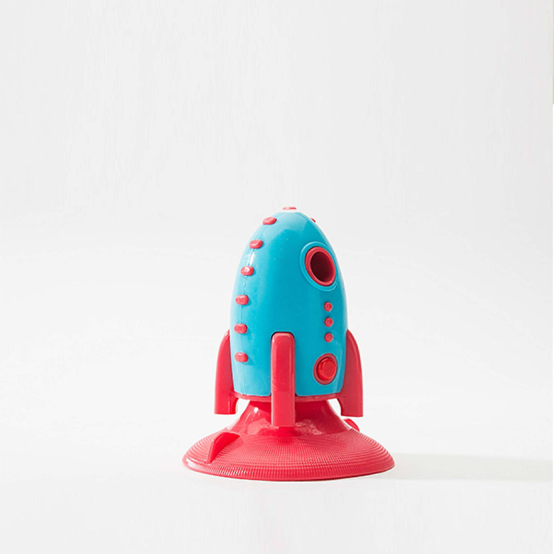 Rocket Shape Food Dispensing Bite Resistant Interactive Pet Toy