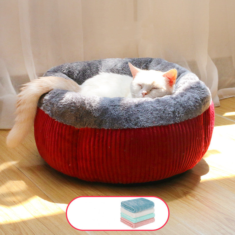 Four Seasons Enclosed Soft Pet Sleeping Pad Bed
