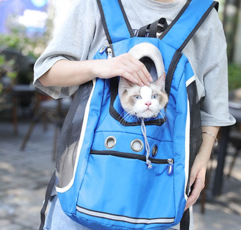 Portable Pet Backpack For Outdoor Travel Carrier