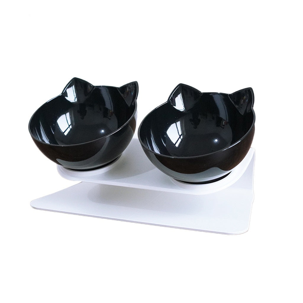 Adjustable Height Pet Feeding Bowl Stand