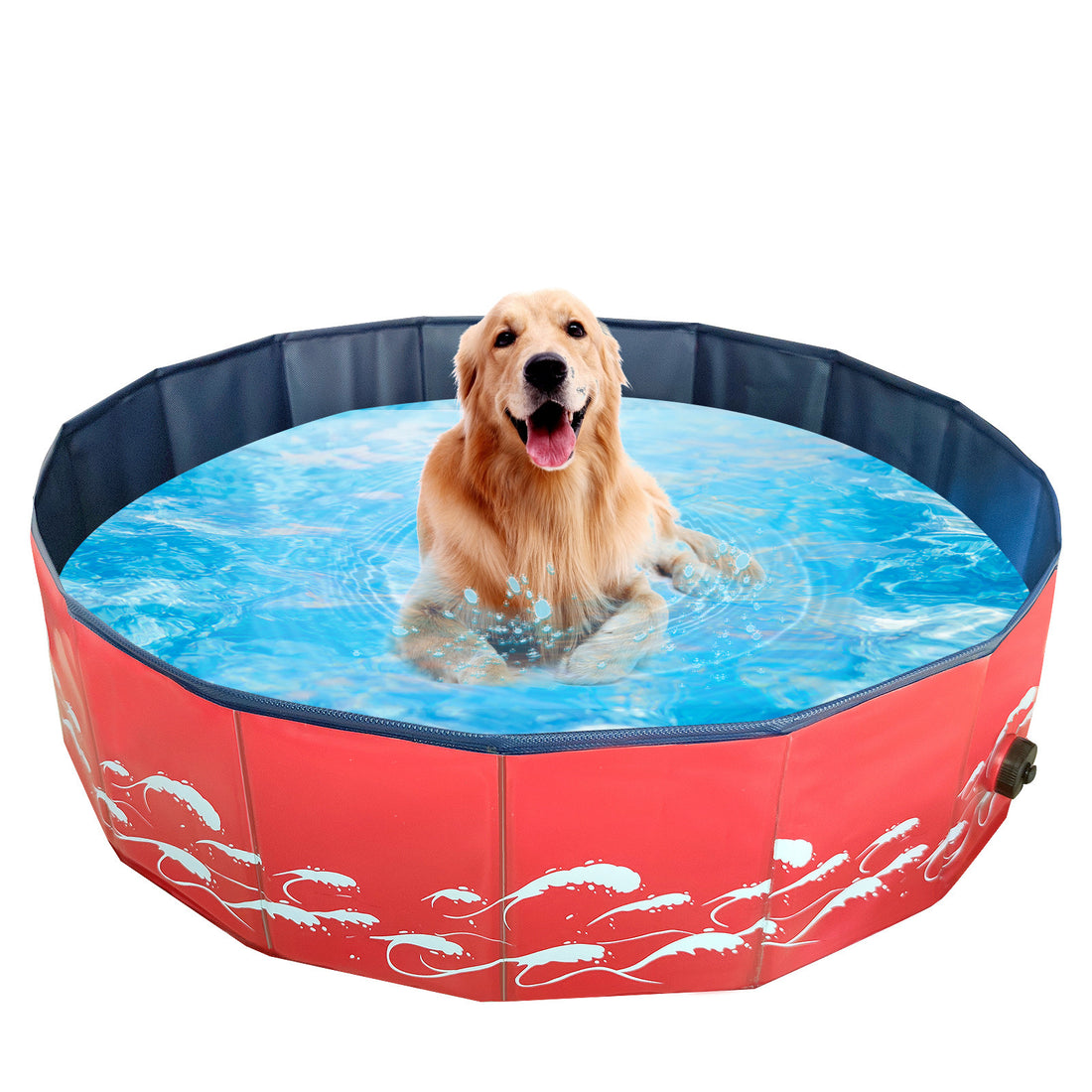 Foldable Pet Bath Pool Collapsible Outdoor Indoor Swimming Tub