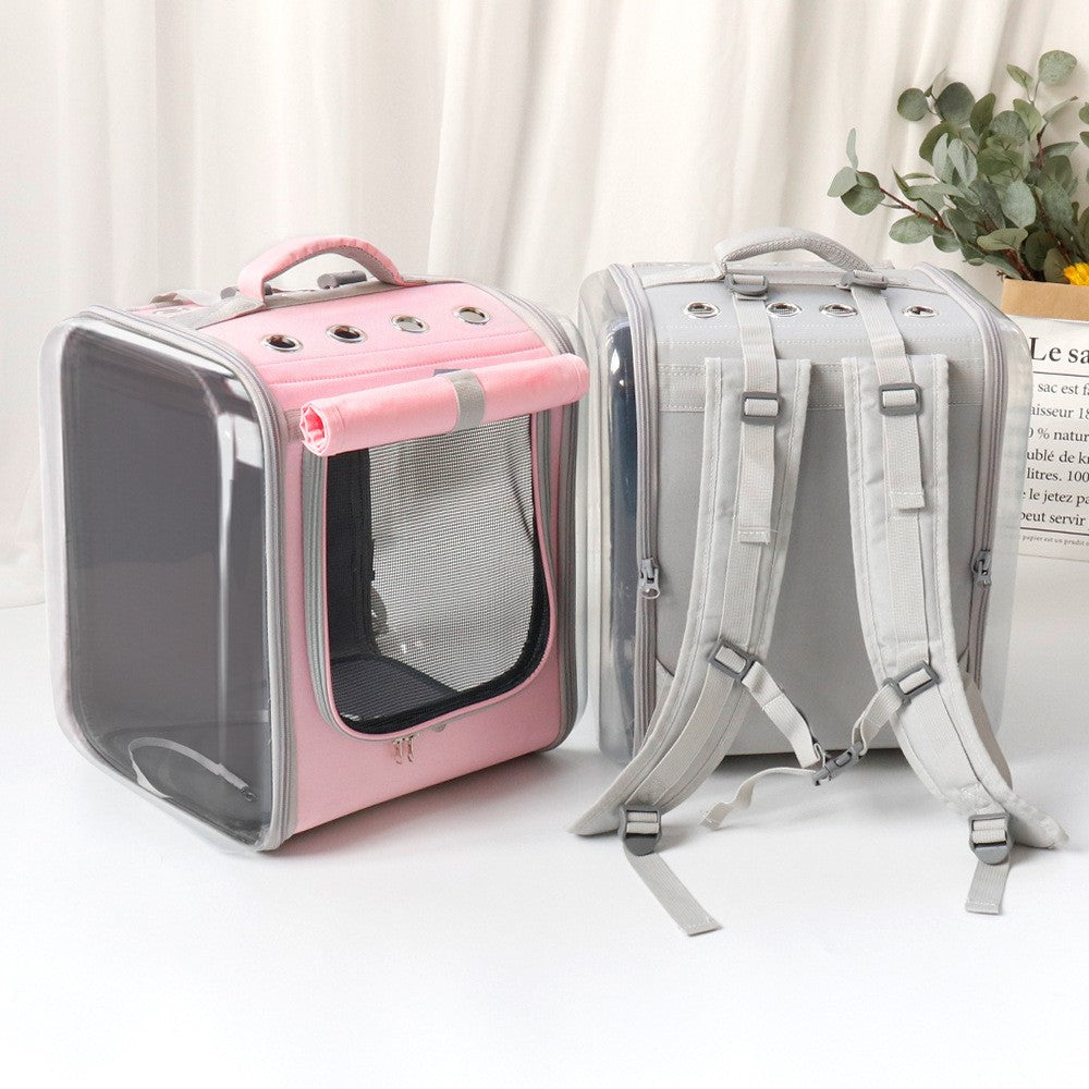 Portable Pet Backpack For Outdoor Travel Carrier