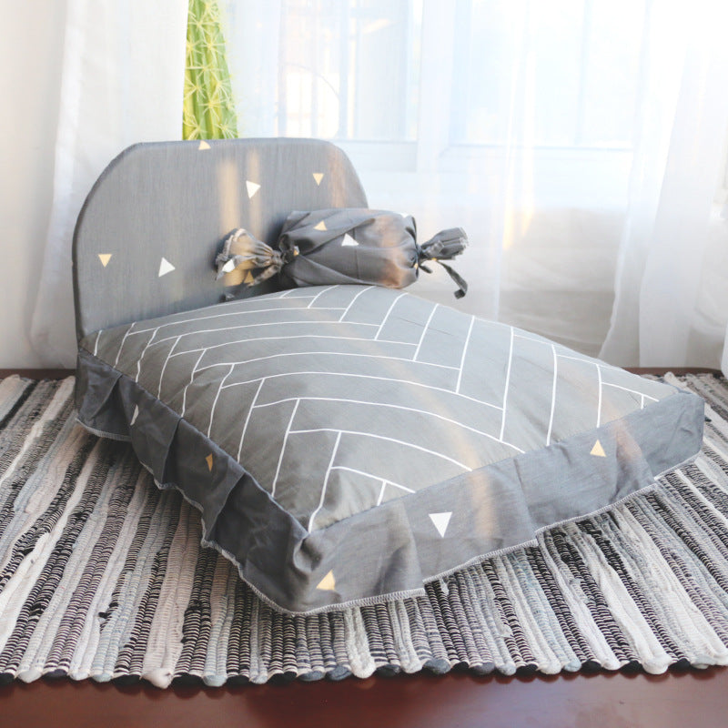 Teddy Style Small Pet Soft Sleeping Bed