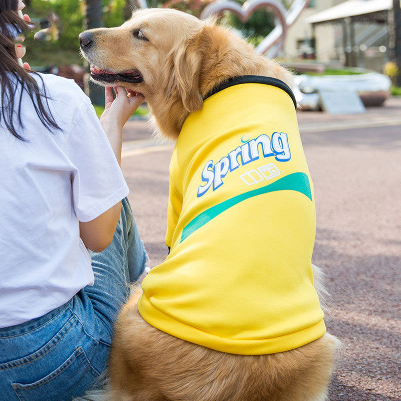 Spring Fleece Pet Sweater For Medium And Large Pets