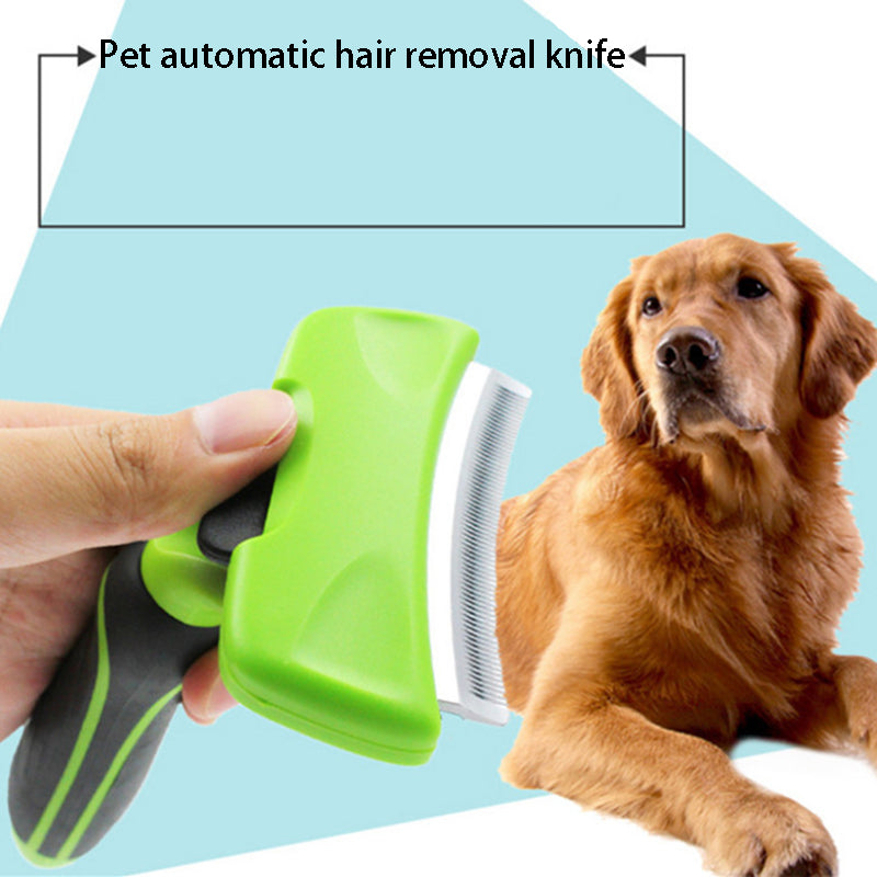 Pet Grooming Deshedding Comb With Hair Removal Tool