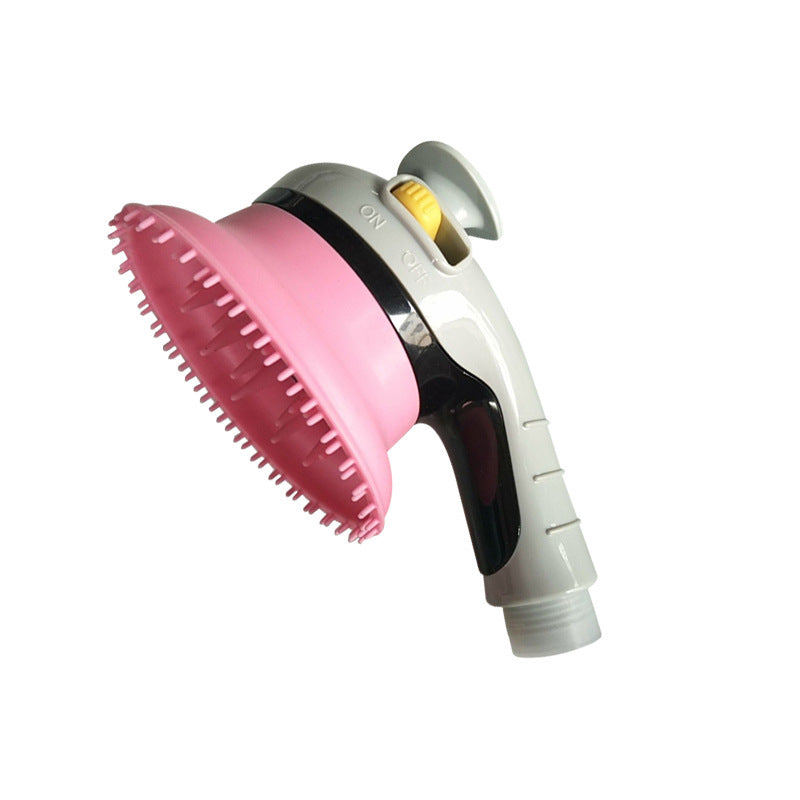 Pet Shower Kit With Massage Brush And Grooming Head