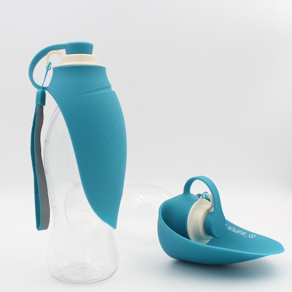 Portable Leak Proof Pet Water Dispenser Drinking Bottle Bowl