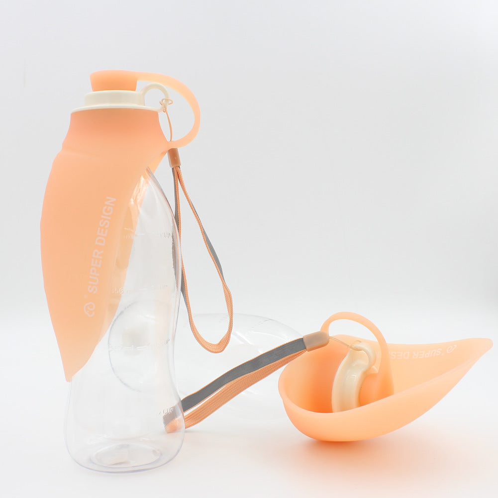 Portable Leak Proof Pet Water Dispenser Drinking Bottle Bowl