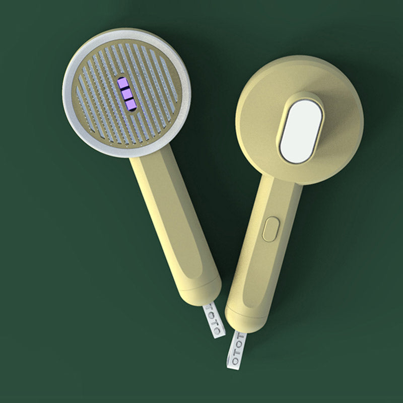 2 In 1 Pet Grooming Comb With UVC Hair Detection Tool