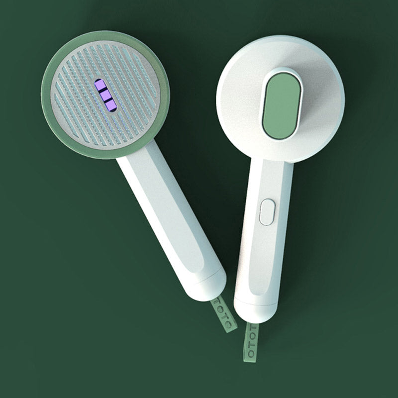 2 In 1 Pet Grooming Comb With UVC Hair Detection Tool