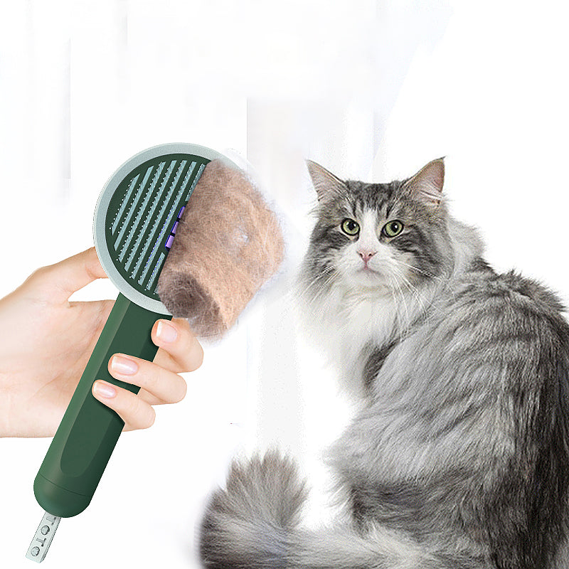 2 In 1 Pet Grooming Comb With UVC Hair Detection Tool