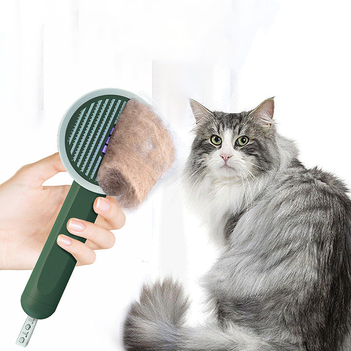 2 In 1 Pet Grooming Comb With UVC Hair Detection Tool