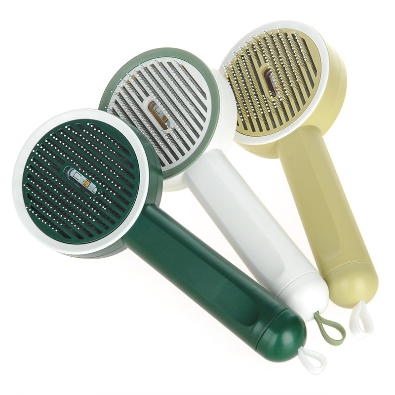 2 In 1 Pet Grooming Comb With UVC Hair Detection Tool