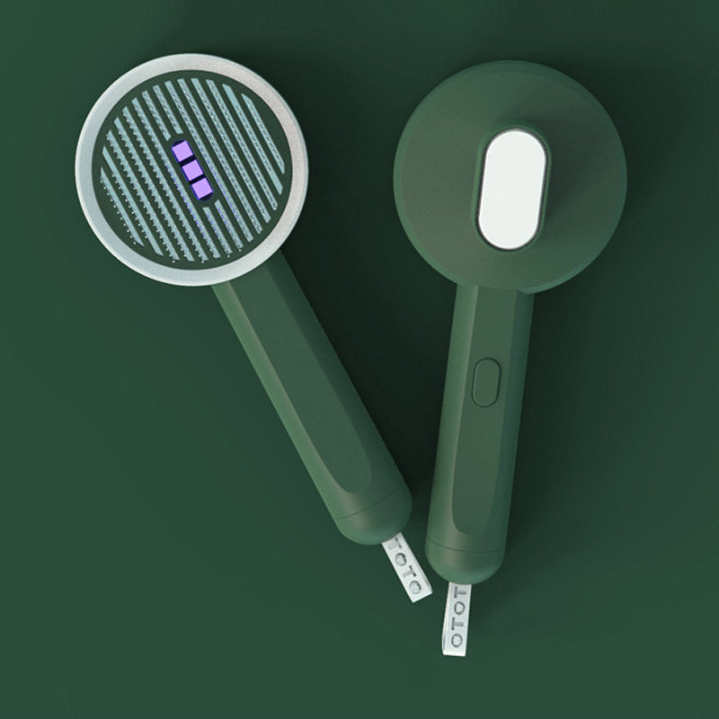 2 In 1 Pet Grooming Comb With UVC Hair Detection Tool