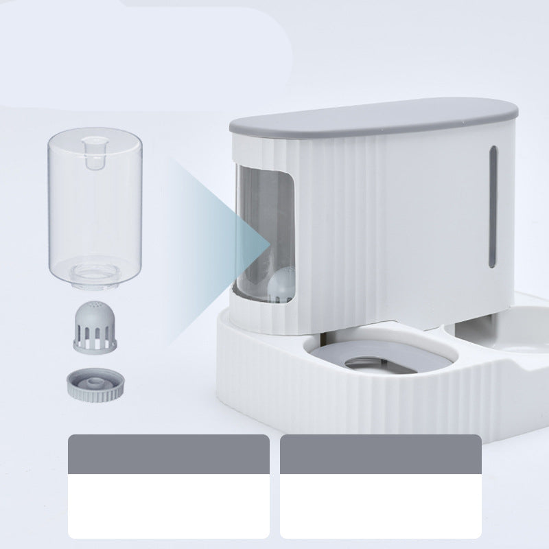 Automatic Pet Drinking Fountain Integrated Water Feeder