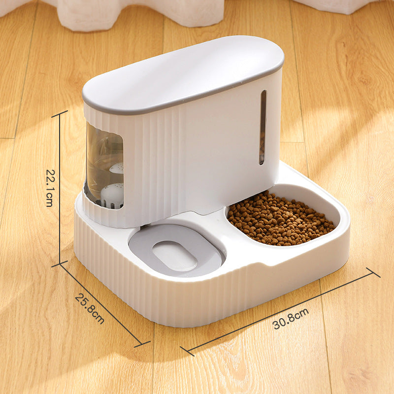 Automatic Pet Drinking Fountain Integrated Water Feeder