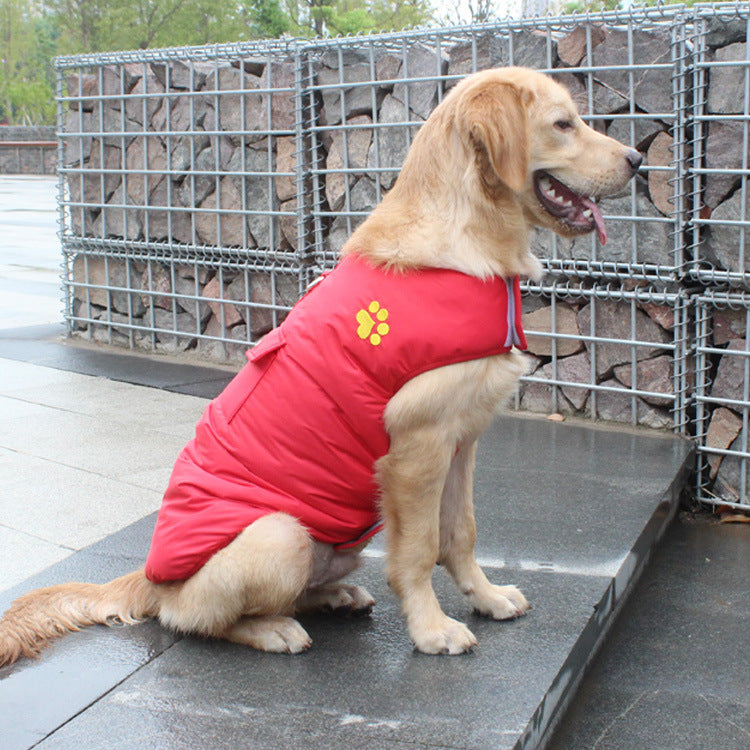 Waterproof Reversible Warm Pet Vest Jacket Winter Coat