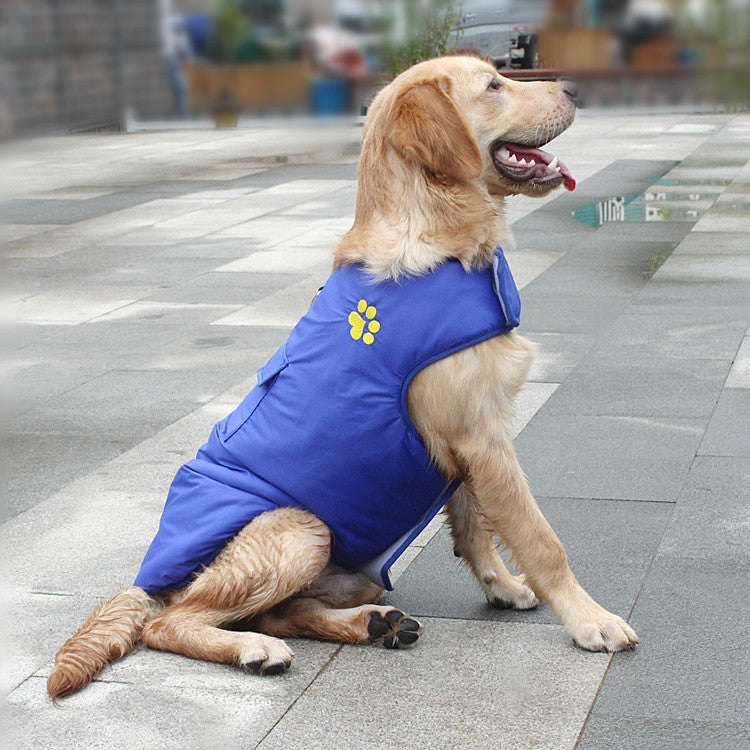 Waterproof Reversible Warm Pet Vest Jacket Winter Coat