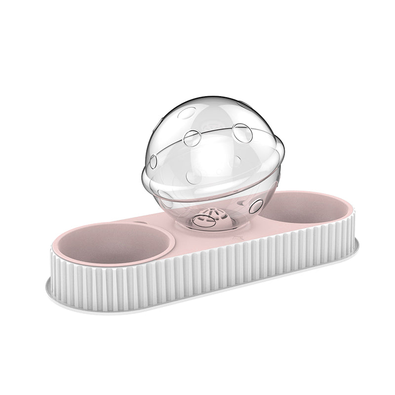 Automatic Plastic Pet Food And Water Feeder Bowl