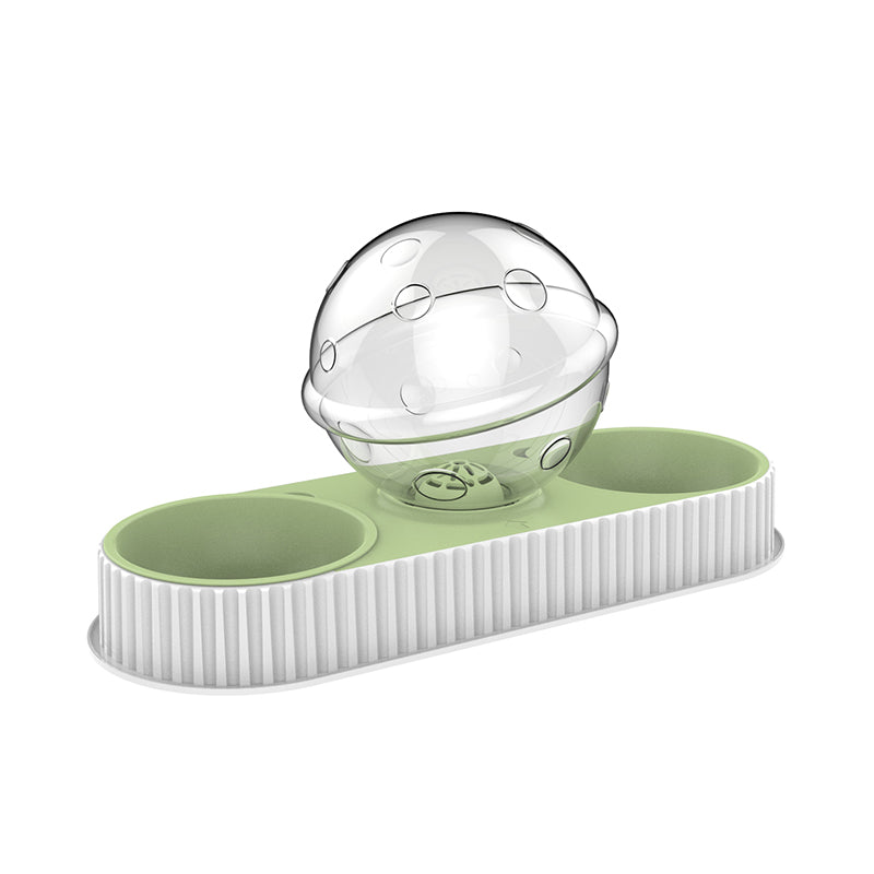 Automatic Plastic Pet Food And Water Feeder Bowl