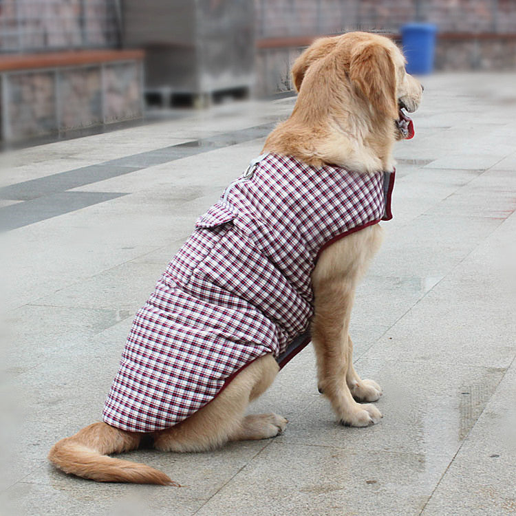 Waterproof Reversible Warm Pet Vest Jacket Winter Coat