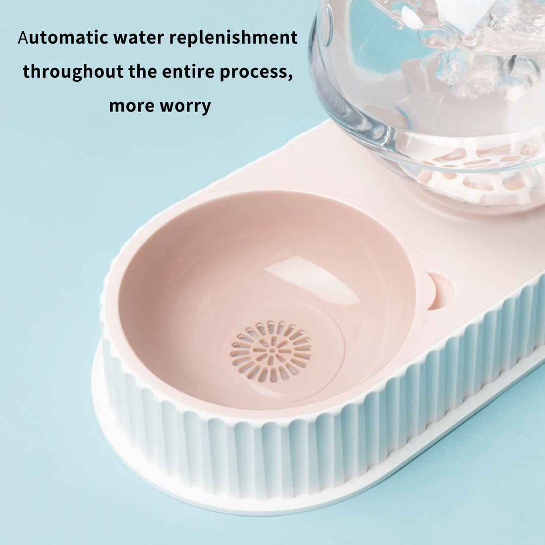Automatic Plastic Pet Food And Water Feeder Bowl