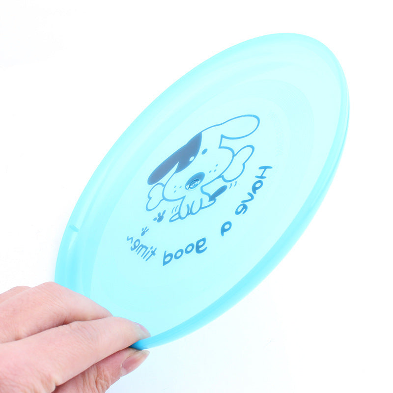 Silicone Flying Disc Interactive Pet Toy Bite Resistant Training Toy