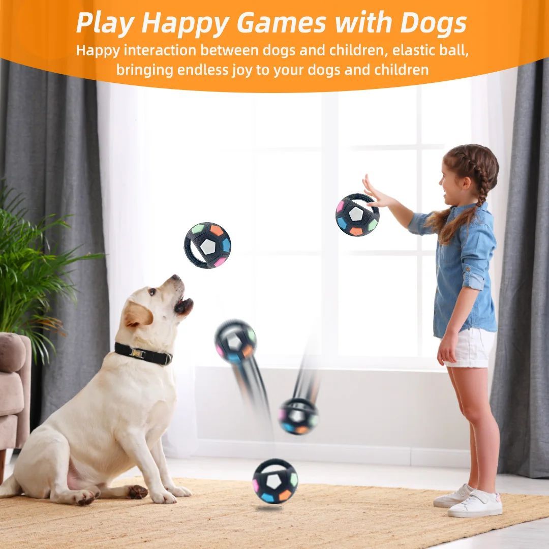 Football Tennis Ball Shaped Interactive Pet Toy Bite Resistant