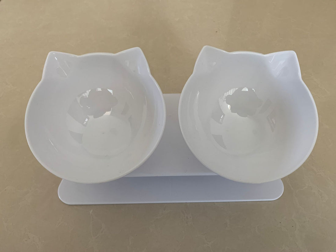 Adjustable Height Pet Feeding Bowl Stand