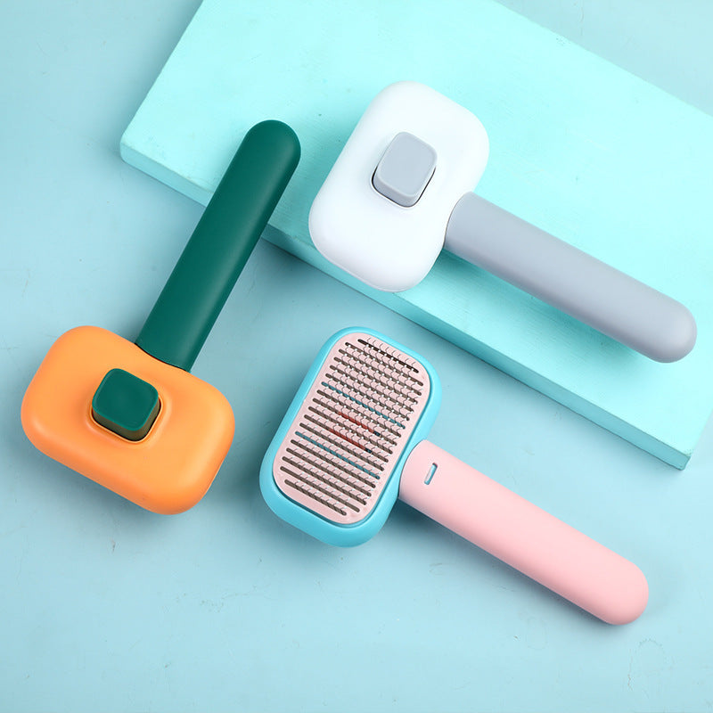 Pet Grooming Comb Stainless Steel Massage Dematting Brush