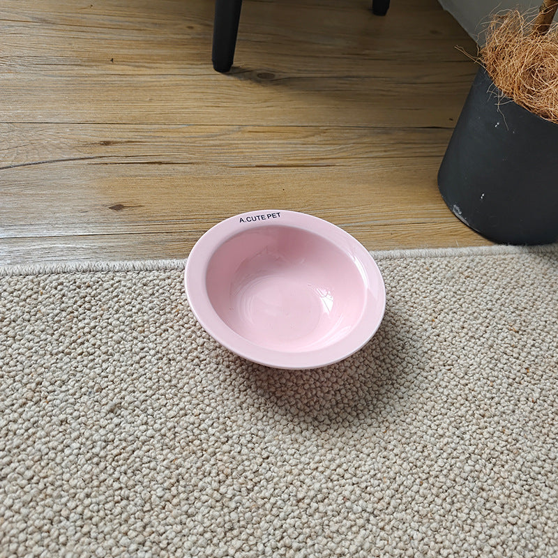 Anti Tumble Ceramic Elevated Pet Double Feeding Bowl