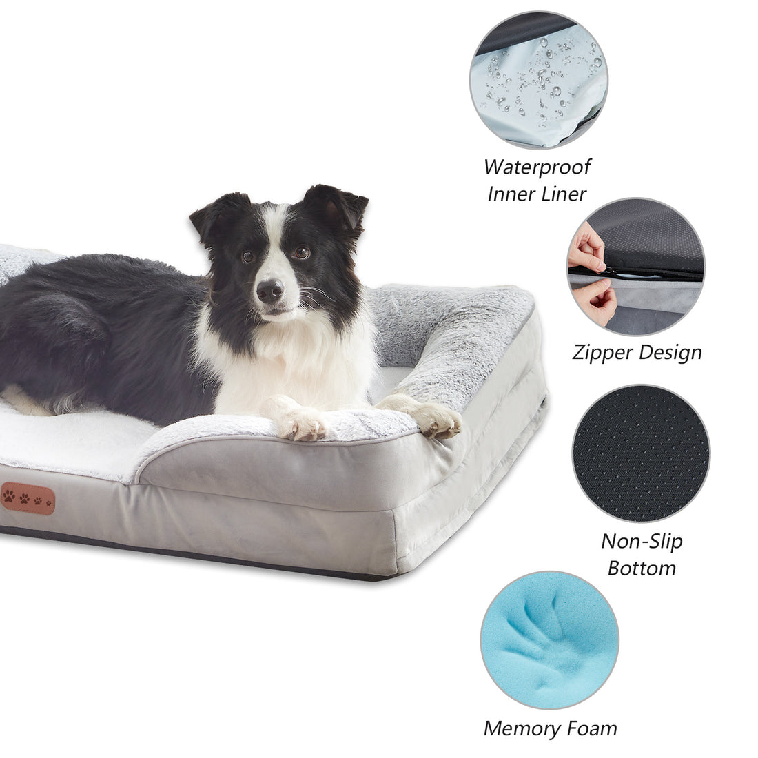 Detachable Memory Foam Four Seasons Universal Pet Sleeping Bed