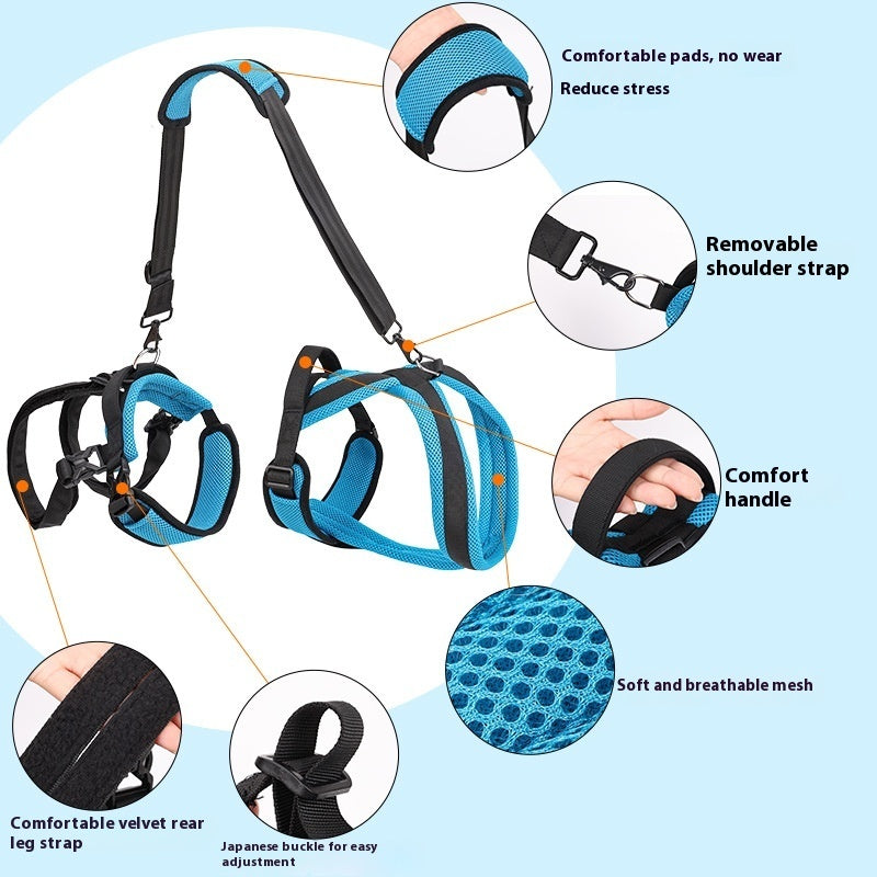 Pet Support Auxiliary Strap Durable Adjustable Walking Aid