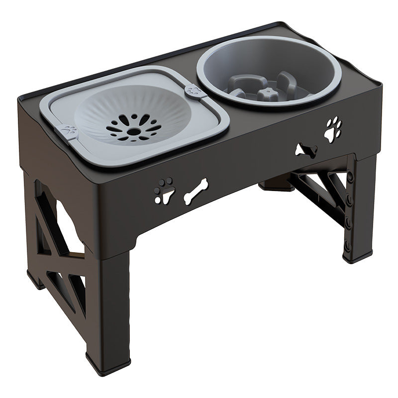 Stainless Steel Double Bowl Elevated Pet Feeding Feeder
